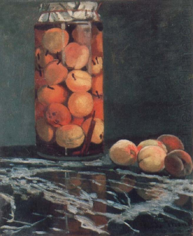 Jar of Peaches, Claude Monet